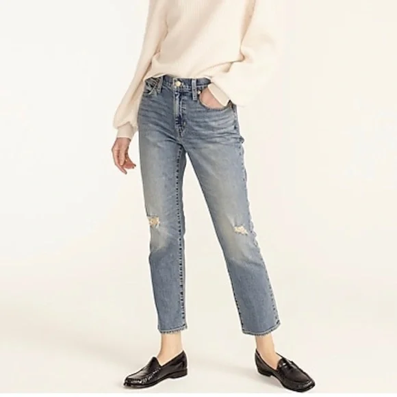 J Crew Distressed Boyfriend Jean - Picture 1 of 6